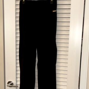 Calvin Klein Black Straight Leg Pants with Elastic Waistband